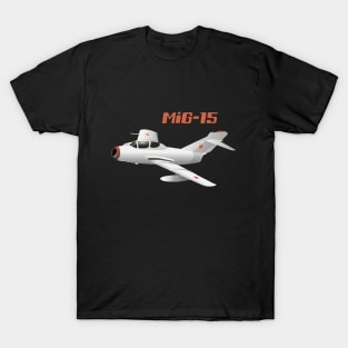 MiG-15 Soviet Jet Fighter T-Shirt